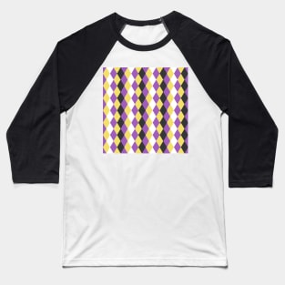 Nonbinary Pride Tiling Diamond Pattern Design for Backpack and Others Baseball T-Shirt